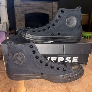Converse Monochrome Black Chuck Taylor Sneakers